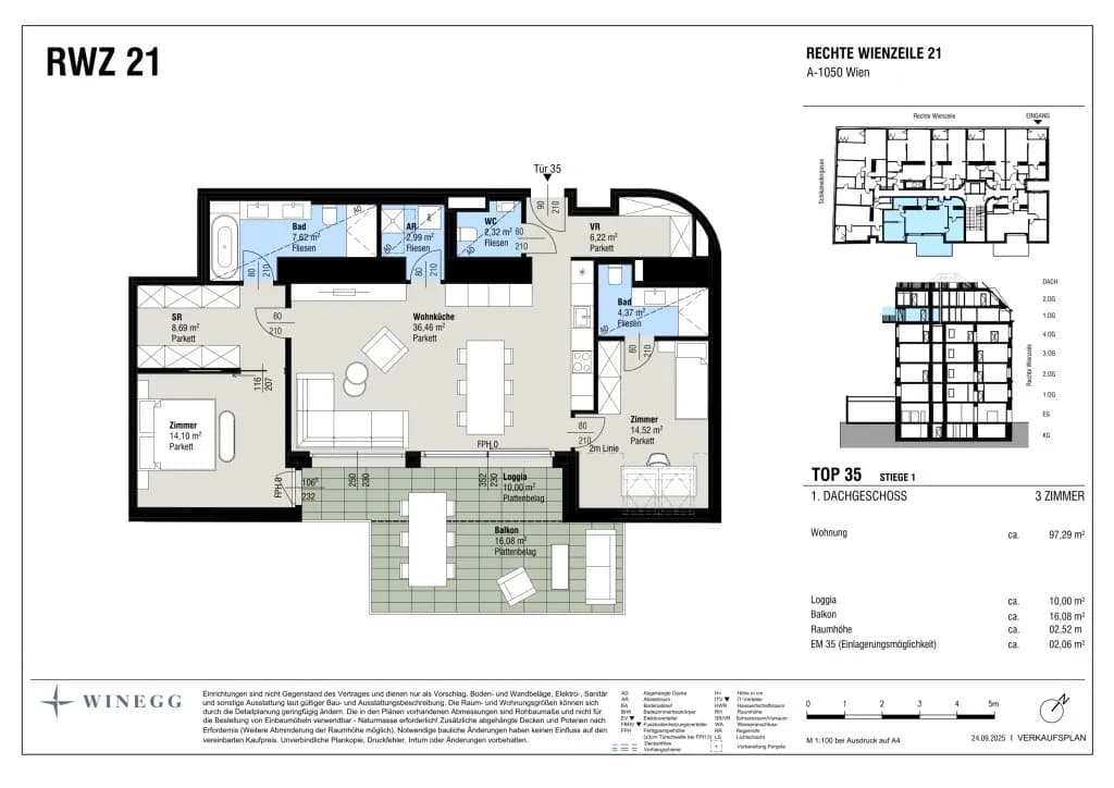 3-Zimmer-Wohnung kaufen in Wien – 97,29 m², € 1.250.000 – Bild 15 von 15