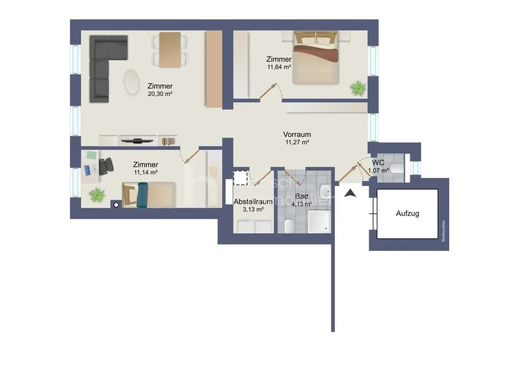 3-Zimmer-Wohnung kaufen in Wien – 62,68 m², € 325.000 – Bild 18 von 18