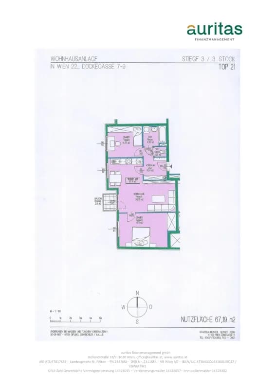 3-Zimmer-Wohnung kaufen in Wien – 65,62 m², € 319.000 – Bild 10 von 10