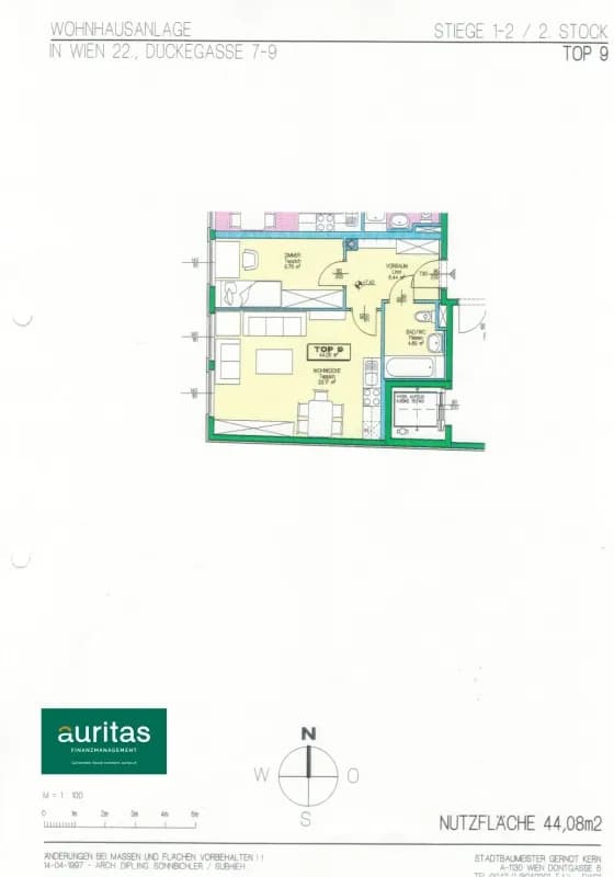 2-Zimmer-Wohnung kaufen in Wien – 44,1 m², € 209.000 – Bild 10 von 11