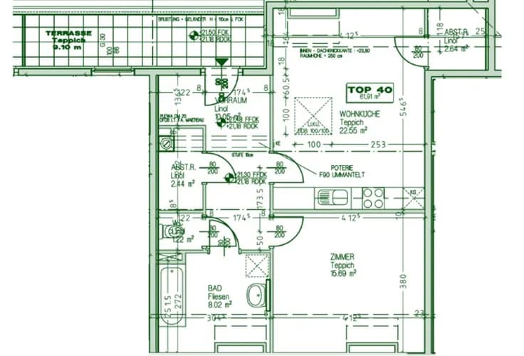 2-Zimmer-Wohnung kaufen in Wien – 62,6 m², € 329.000 – Bild 5 von 5