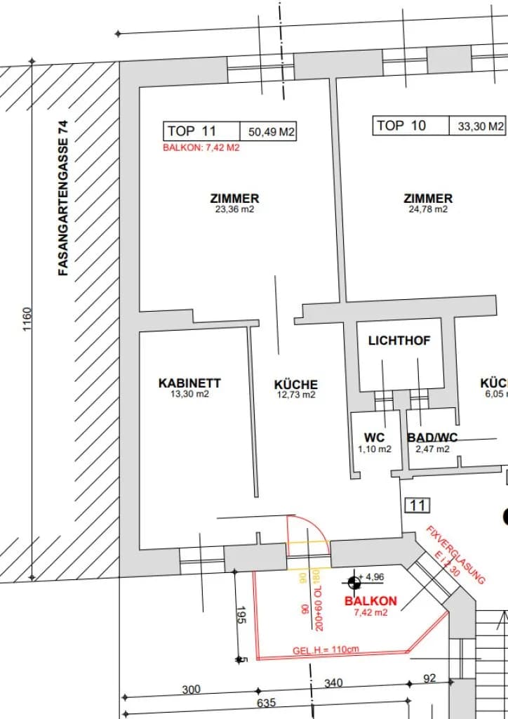 2-Zimmer-Wohnung kaufen in Wien – 50,49 m², € 164.900 – Bild 14 von 14