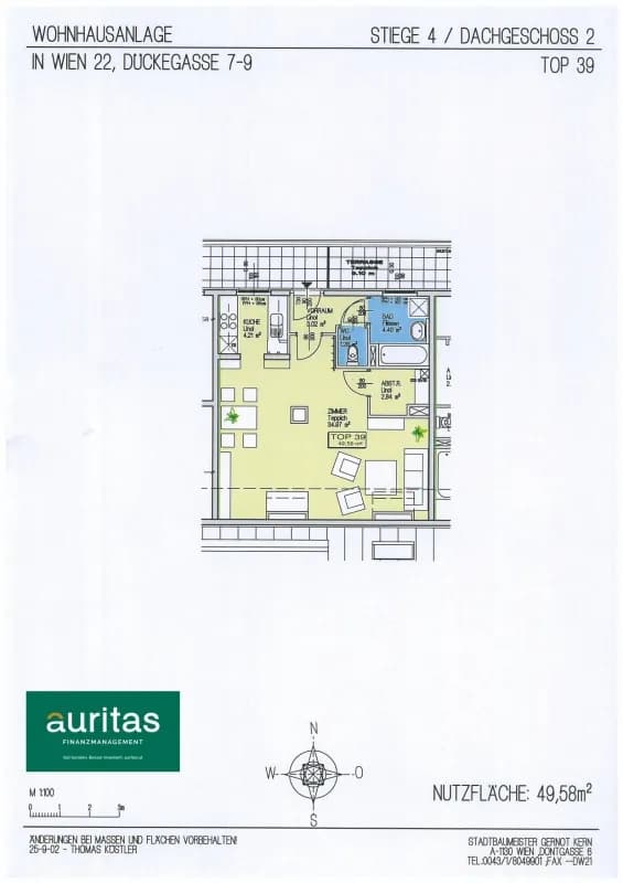 1-Zimmer-Wohnung kaufen in Wien – 50,71 m², € 249.000 – Bild 10 von 10