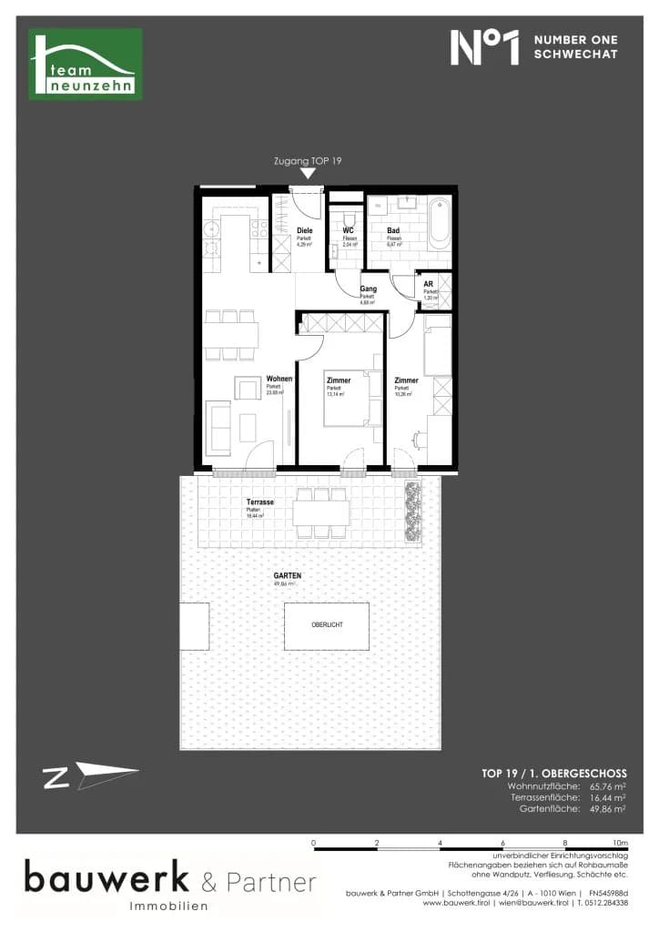 Immobilie kaufen in Bruck an der Leitha – 65,76 m², € 356.400 – Bild 15 von 15