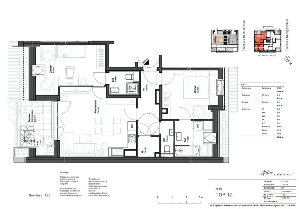 3-Zimmer-Wohnung kaufen in Wien – 79,25 m², € 716.000 – Bild 20 von 21