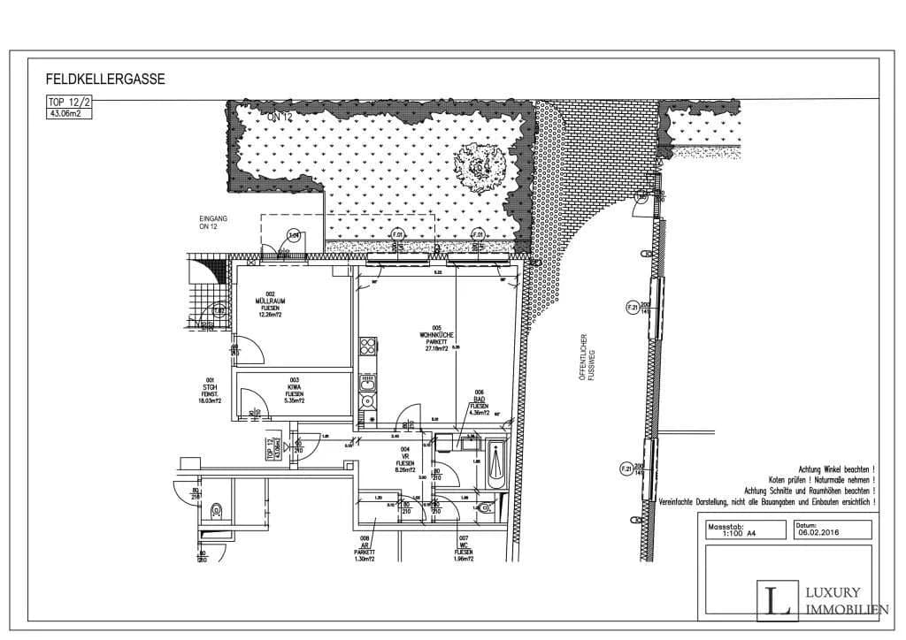 Immobilie kaufen in Wien – 43,06 m², € 330.600 – Bild 9 von 9