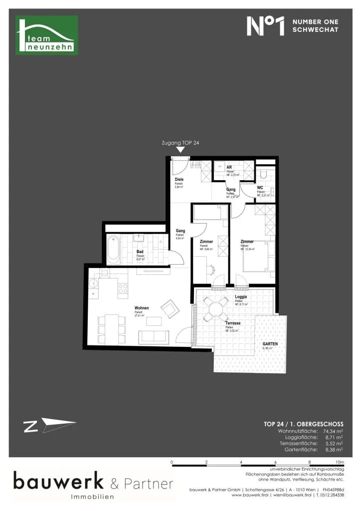 Immobilie kaufen in Bruck an der Leitha – 74,34 m², € 352.800 – Bild 14 von 14