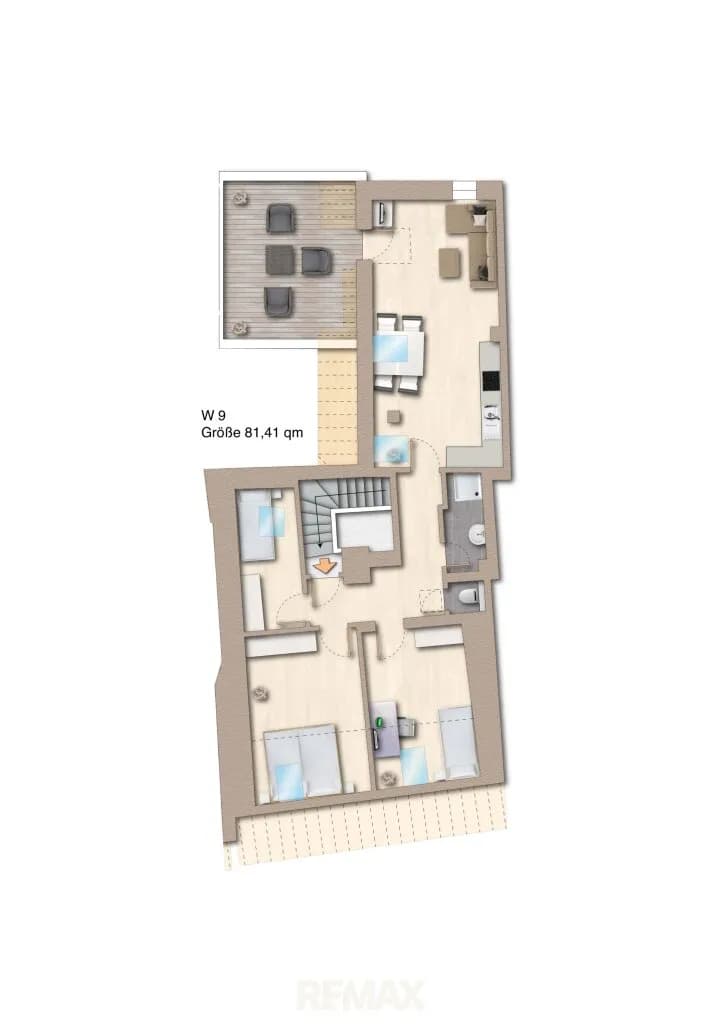 4-Zimmer-Wohnung kaufen in Wels – 81,41 m², € 249.000 – Bild 11 von 11