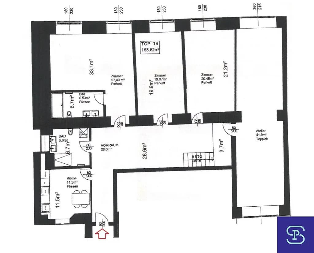 4-Zimmer-Wohnung mieten in Wien – 168,52 m², € 3.504 – Bild 24 von 24