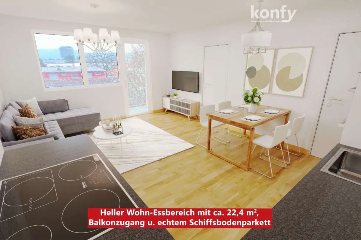 3-Zimmer-Wohnung kaufen in Graz – 58 m², € 249.890 – Bild 2 von 6