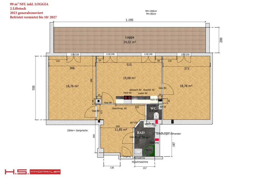 3-Zimmer-Wohnung kaufen in Wien – 75 m², € 598.000 – Bild 15 von 15