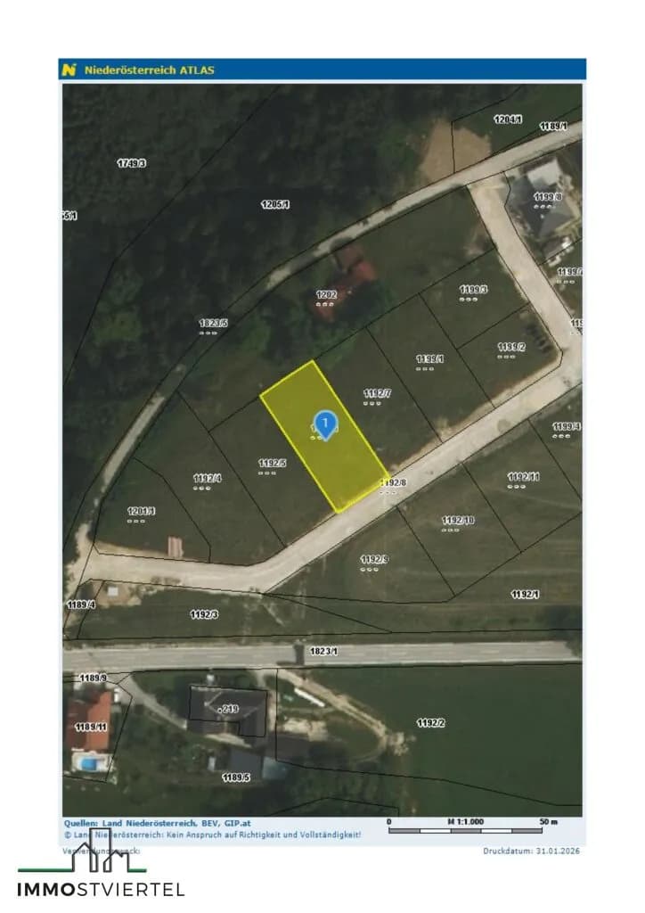 Grundstück kaufen in Scheibbs – 936 m², € 56.340 – Bild 3 von 5