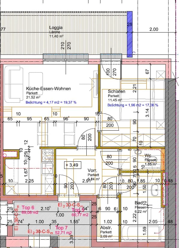 2-Zimmer-Wohnung mieten in Linz – 60,77 m², € 877 – Bild 15 von 15