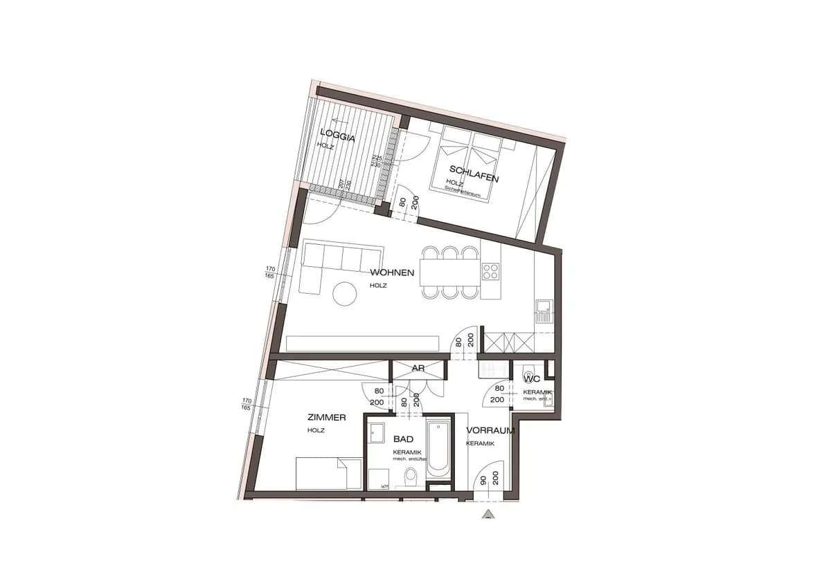3-Zimmer-Wohnung kaufen in Vöcklabruck – 70,87 m², € 372.757 – Bild 5 von 9