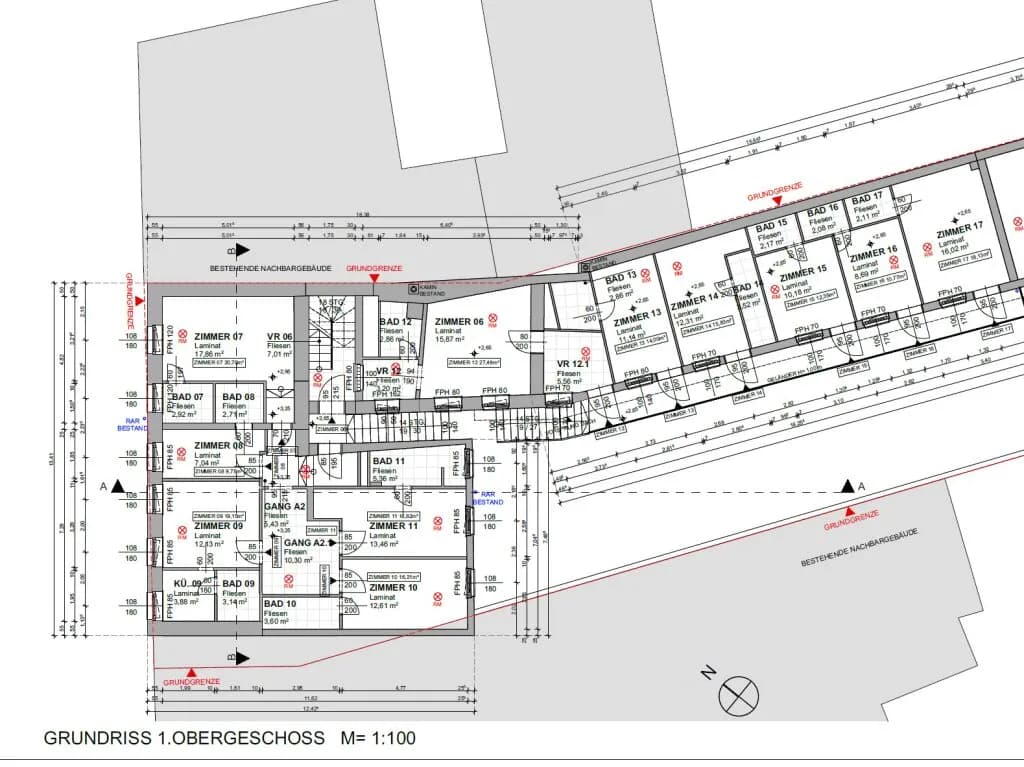 20-Zimmer-Gewerbeimmobilie kaufen in Neunkirchen – 454 m², € 749.000 – Bild 16 von 17