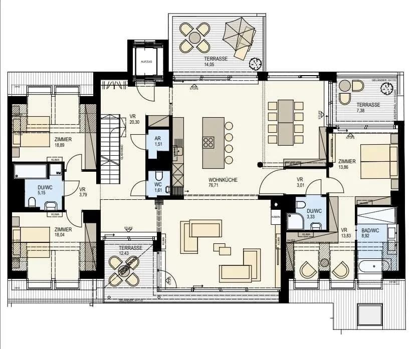 4-Zimmer-Wohnung kaufen in Wien – 229,29 m², € 2.899.000 – Bild 27 von 29