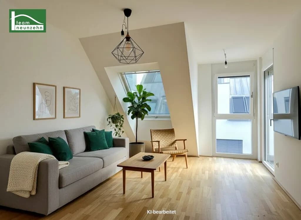 2-Zimmer-Wohnung mieten in Wien – 46,09 m², € 992