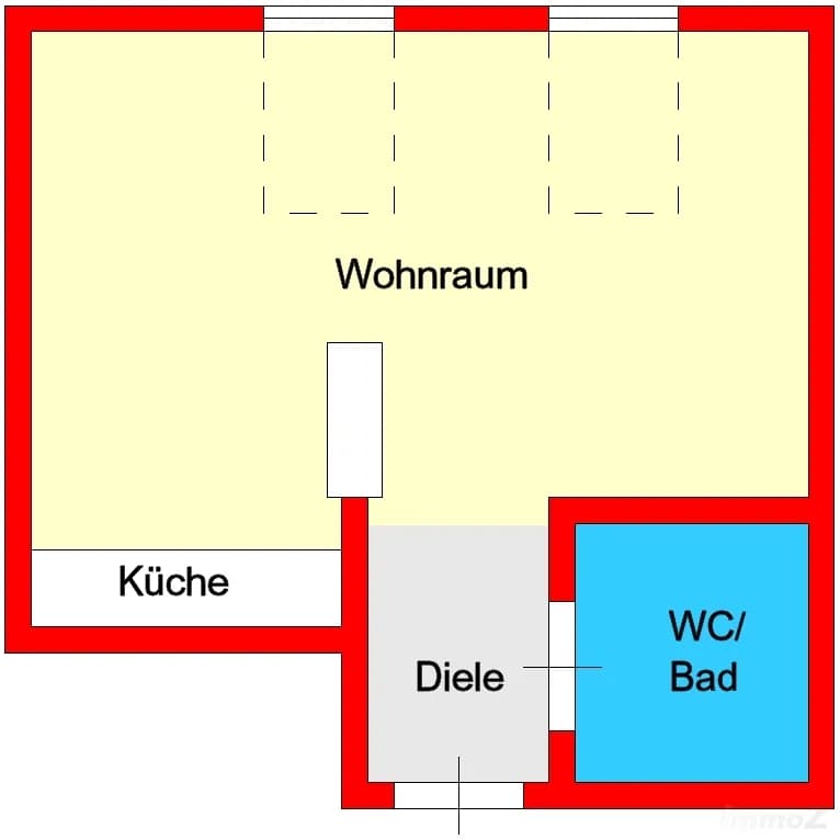 1-Zimmer-Wohnung mieten in Graz – 29,48 m², € 422 – Bild 1 von 5