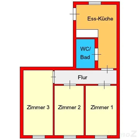 3-Zimmer-Wohnung mieten in Graz – 52,77 m², € 780 – Bild 1 von 9