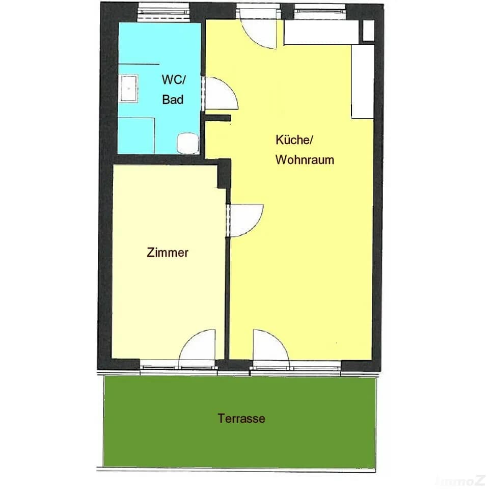 2-Zimmer-Wohnung mieten in Graz – 51 m², € 894 – Bild 1 von 9