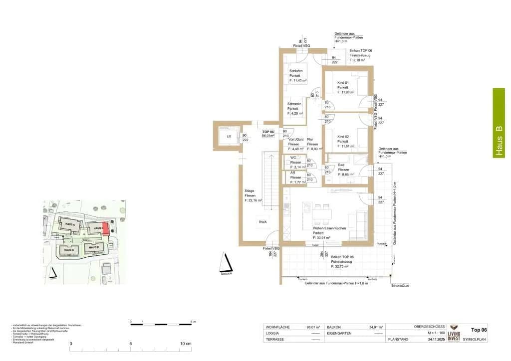 4-Zimmer-Wohnung kaufen in Urfahr-Umgebung – 96,01 m², € 593.856 – Bild 19 von 22