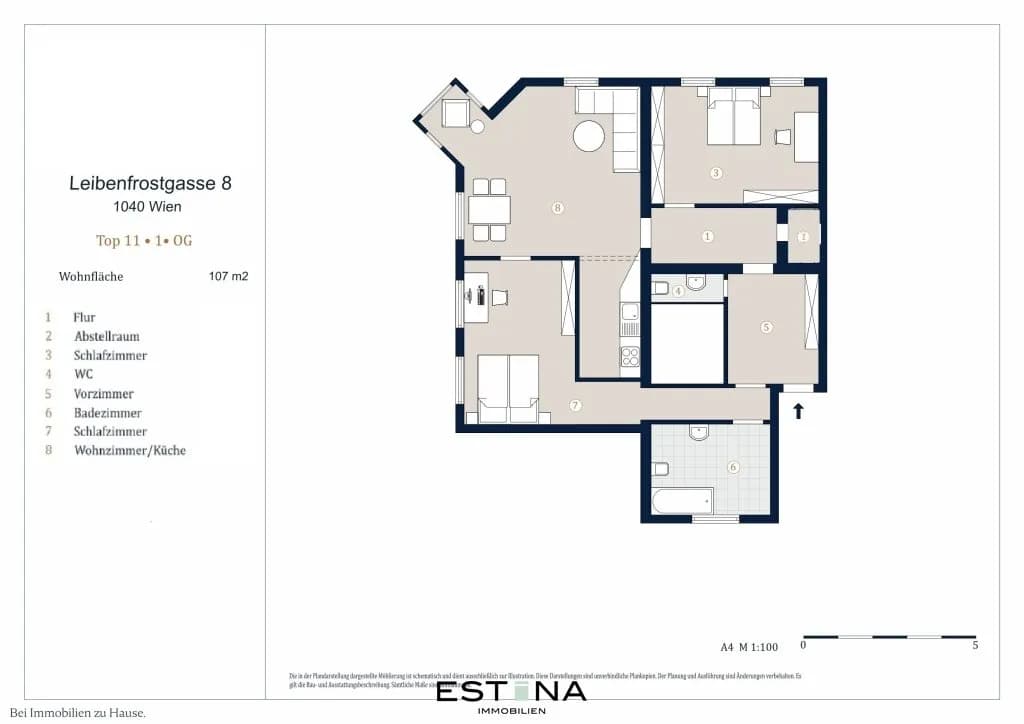 4-Zimmer-Wohnung kaufen in Wien – 107,03 m², € 725.000 – Bild 12 von 13