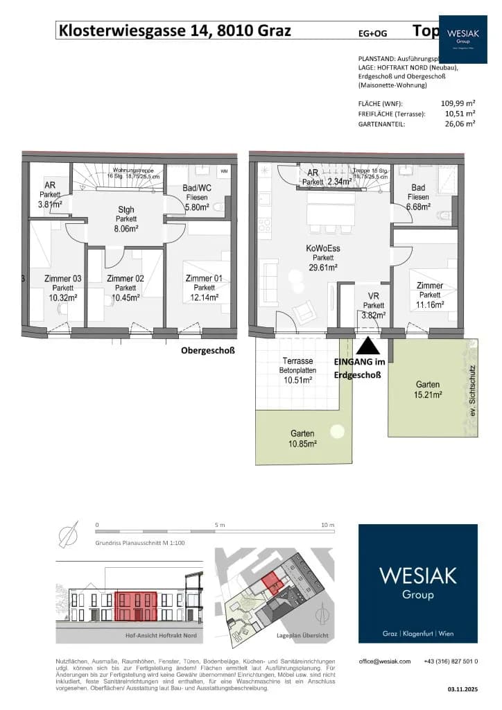 5-Zimmer-Wohnung mieten in Graz – 110 m², € 1.815 – Bild 9 von 9