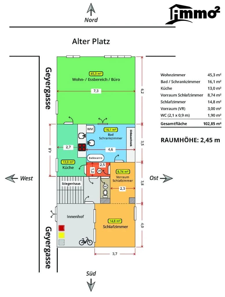 Wohnung kaufen in Klagenfurt – 102,85 m², € 220.000 – Bild 10 von 10
