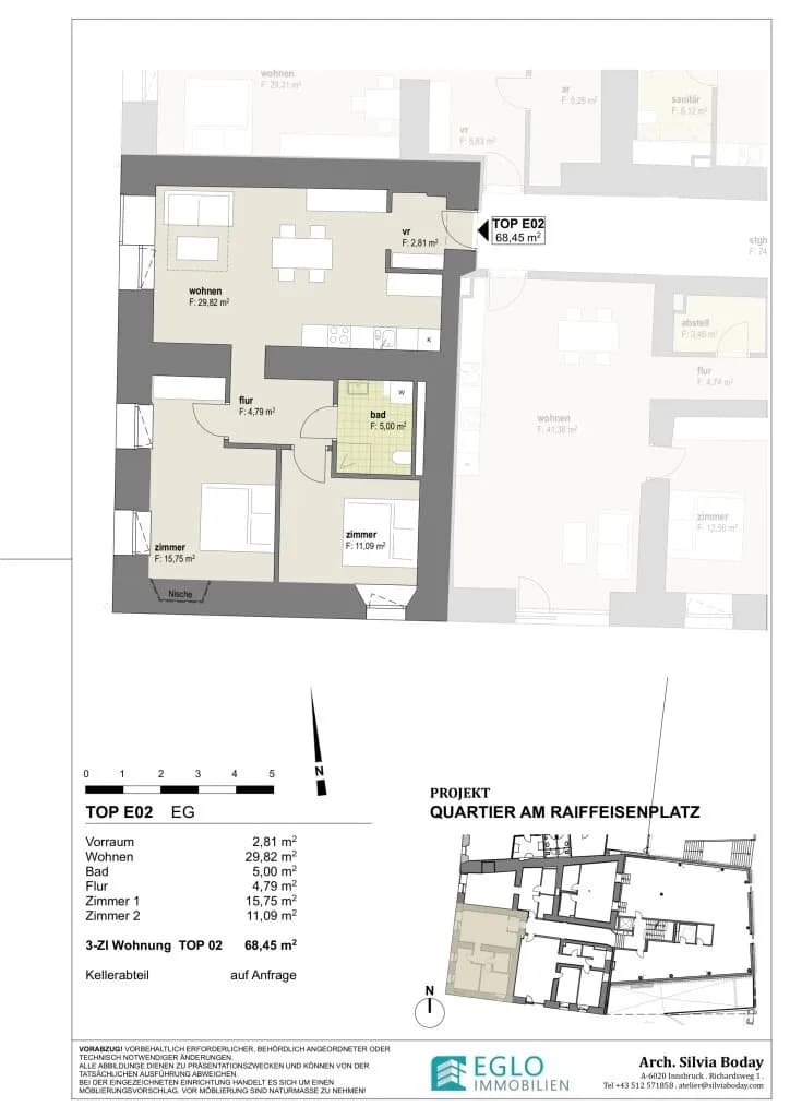 3-Zimmer-Wohnung kaufen in Schwaz – 68,45 m², € 354.000 – Bild 12 von 12