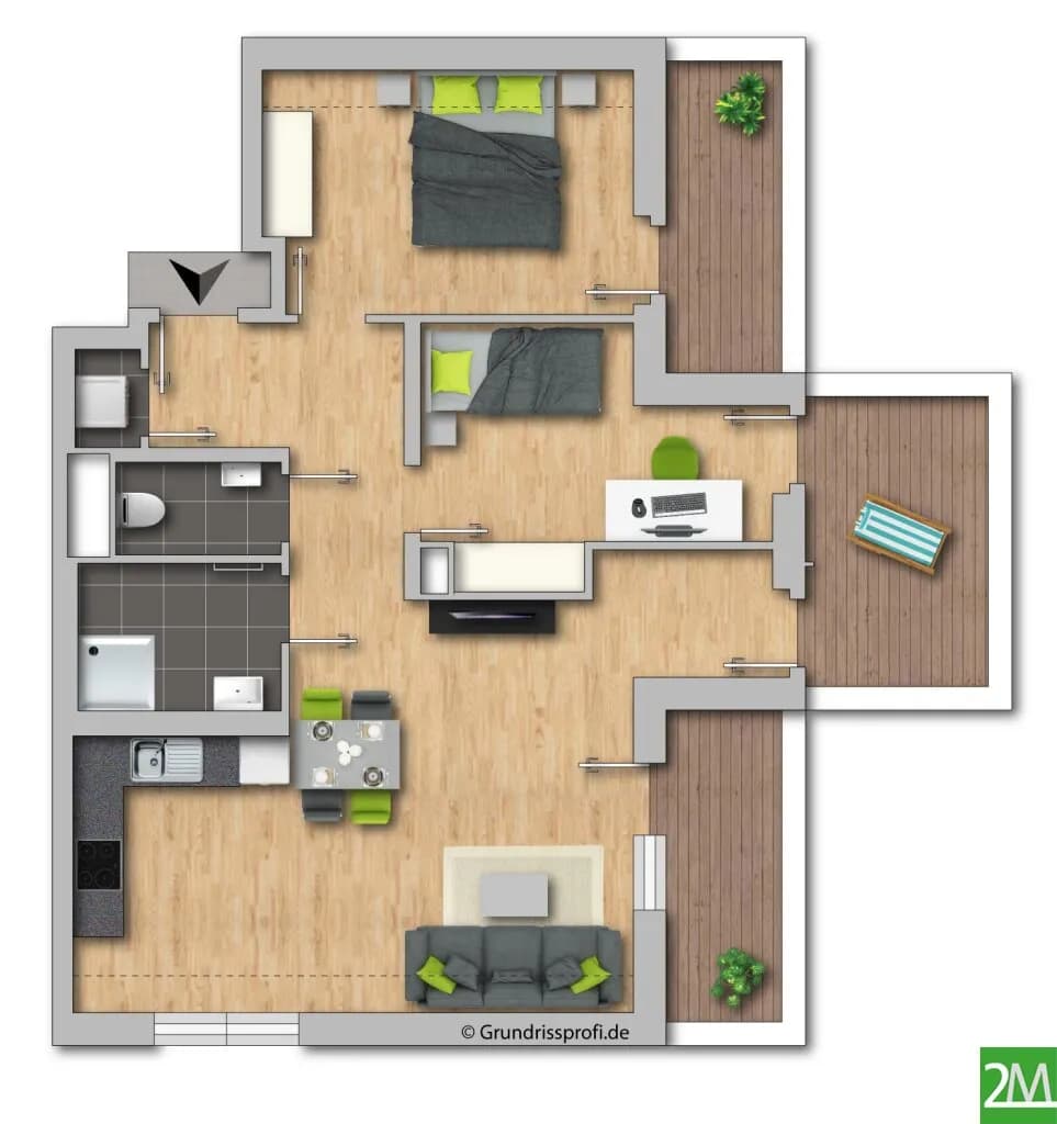 3-Zimmer-Wohnung kaufen in Wien – 68,71 m², € 460.600 – Bild 11 von 13