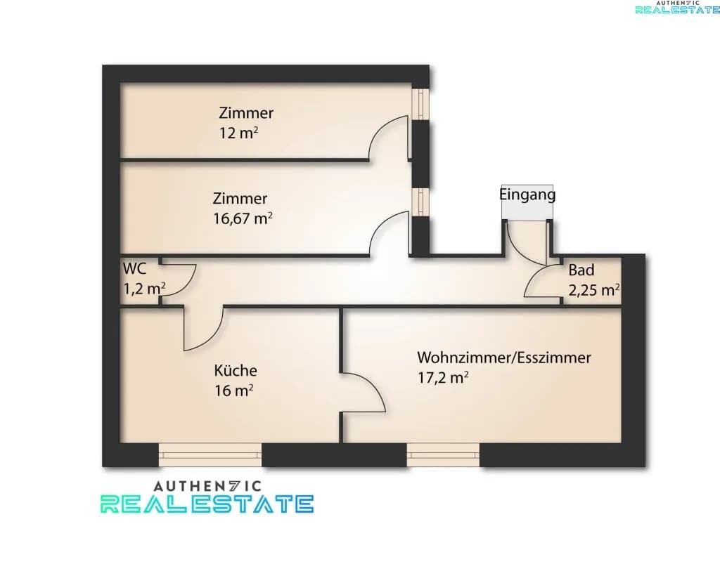 3-Zimmer-Haus kaufen in Korneuburg – 74 m², € 210.000 – Bild 21 von 22