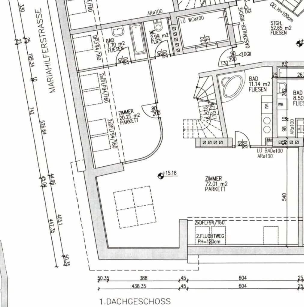 3-Zimmer-Wohnung mieten in Wien – 188 m², € 3.980 – Bild 22 von 24