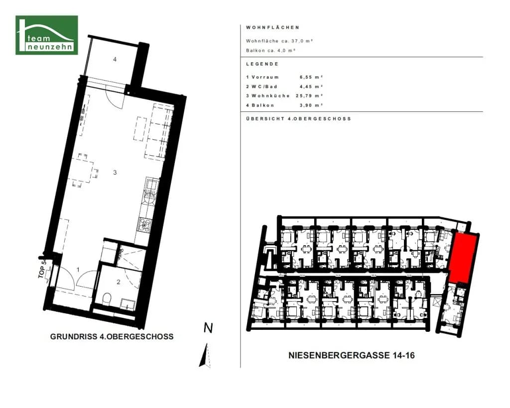 1-Zimmer-Wohnung mieten in Graz – 36,79 m², € 549 – Bild 17 von 17