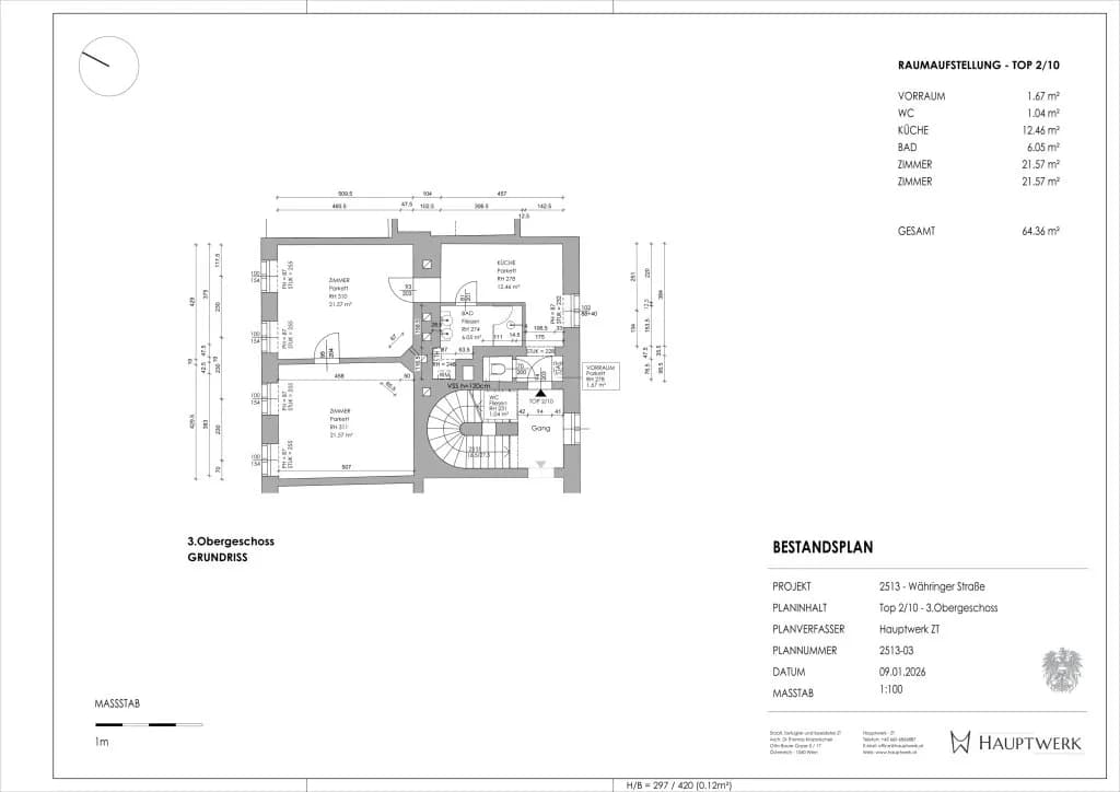 2-Zimmer-Wohnung kaufen in Wien – 64,36 m², € 499.000 – Bild 22 von 22