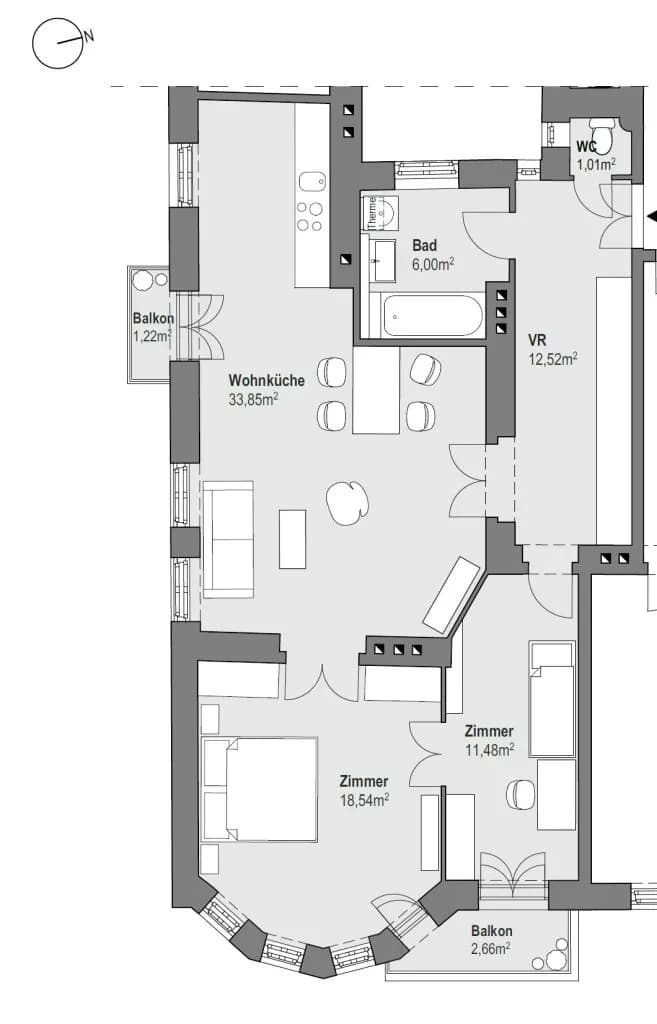 3-Zimmer-Wohnung kaufen in Wien – 83,4 m², € 485.000 – Bild 24 von 24