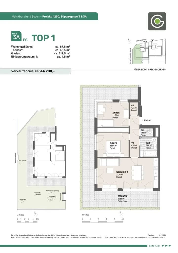 3-Zimmer-Wohnung kaufen in Wien – 67,6 m², € 544.200 – Bild 21 von 21