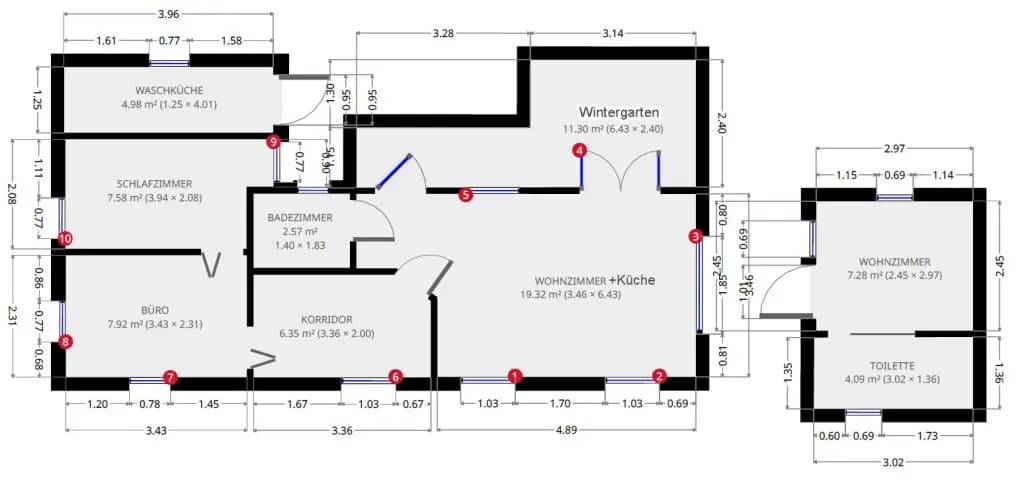 4-Zimmer-Wohnung kaufen in Lilienfeld – 72 m², € 54.500 – Bild 9 von 9
