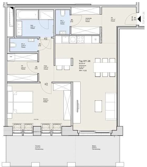 2-Zimmer-Wohnung kaufen in Wien – 83,05 m², € 1.099.000 – Bild 19 von 19