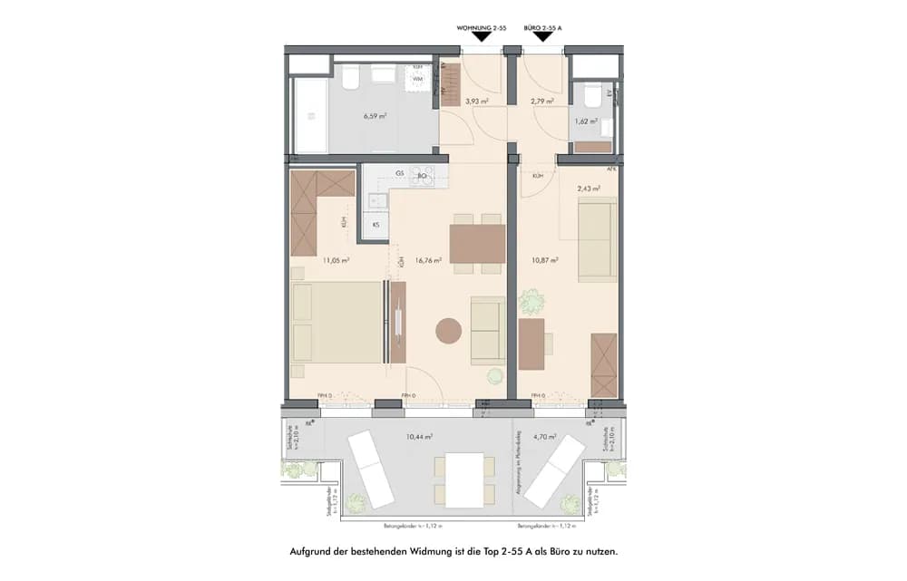 3-Zimmer-Wohnung kaufen in Wien – 56,04 m², € 381.000 – Bild 15 von 15