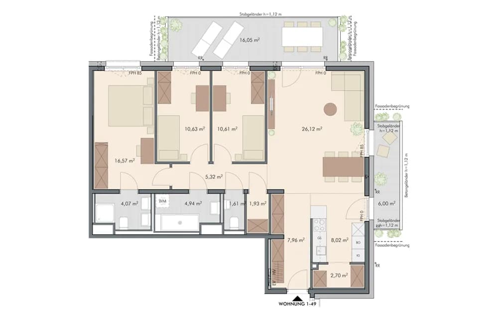 4-Zimmer-Wohnung kaufen in Wien – 100,48 m², € 691.000 – Bild 14 von 14