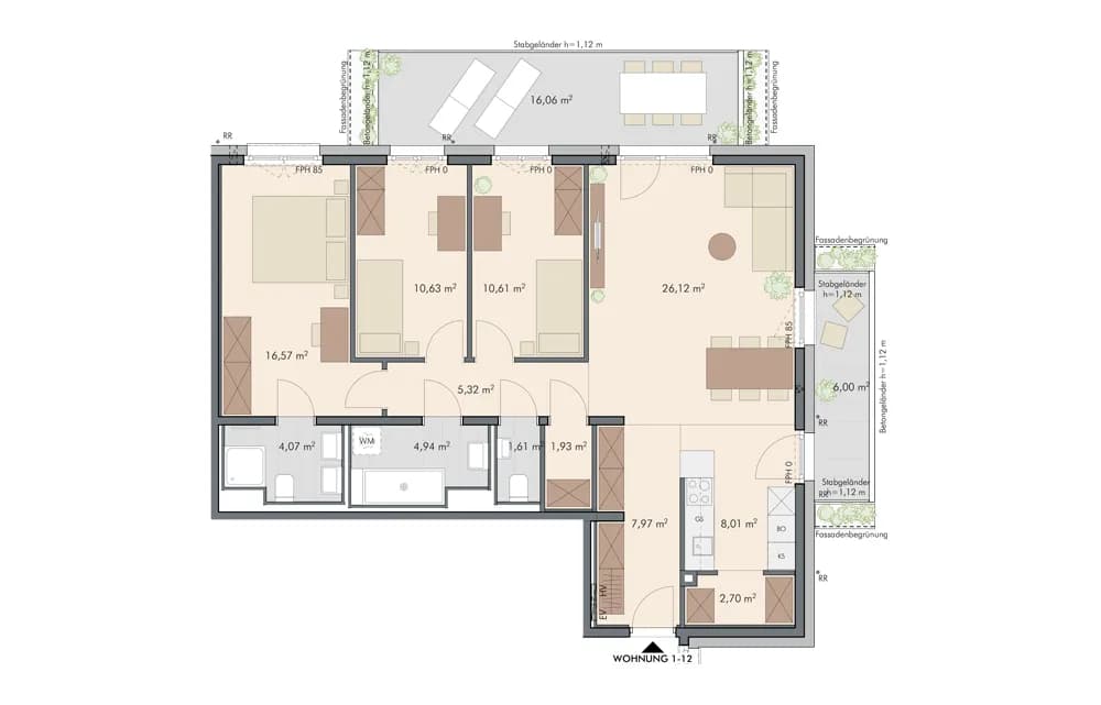 4-Zimmer-Wohnung kaufen in Wien – 100,48 m², € 624.000 – Bild 14 von 14