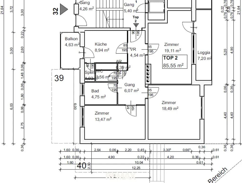 3-Zimmer-Wohnung kaufen in Klagenfurt – 77,96 m², € 280.000 – Bild 13 von 13
