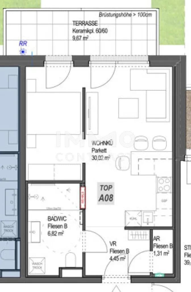 1-Zimmer-Wohnung kaufen in Grieskirchen – 42,6 m², € 201.631 – Bild 14 von 15