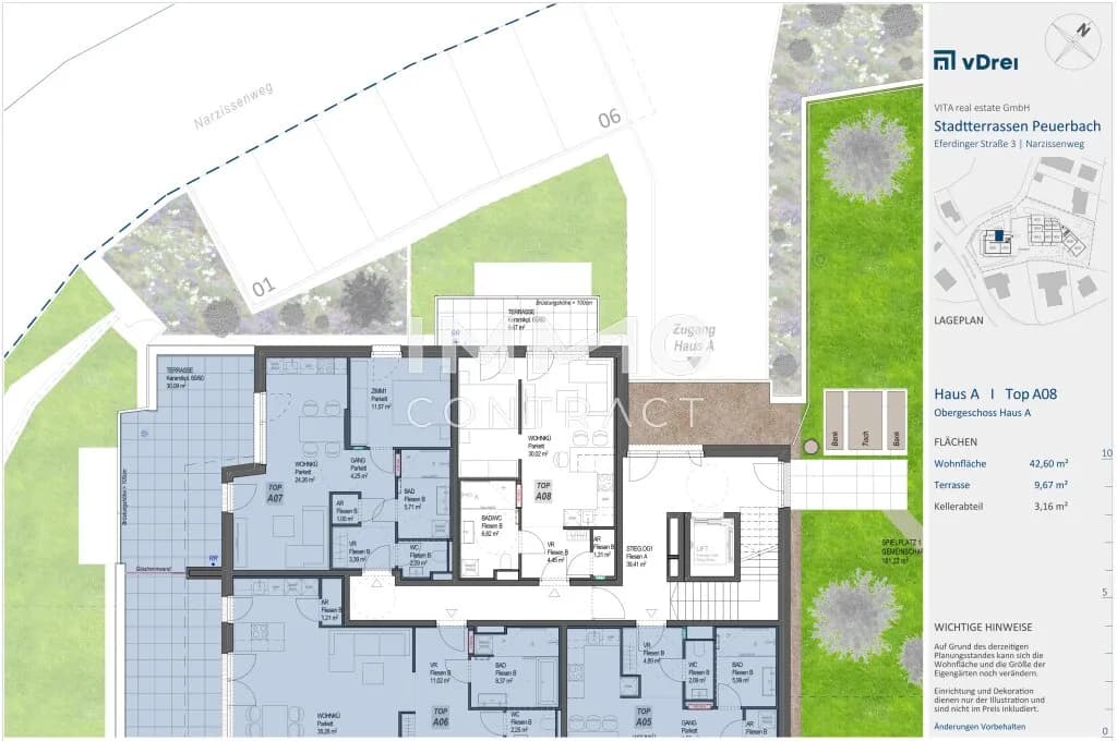 1-Zimmer-Wohnung kaufen in Grieskirchen – 42,6 m², € 201.631 – Bild 15 von 15