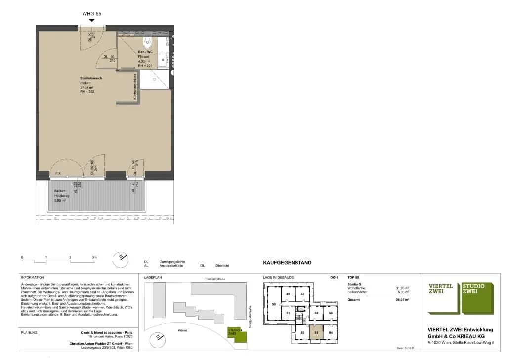 1-Zimmer-Wohnung kaufen in Wien – 31,95 m², € 318.000 – Bild 17 von 17