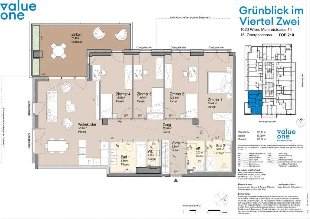 5-Zimmer-Wohnung kaufen in Wien – 133,06 m², € 1.923.600 – Bild 31 von 31