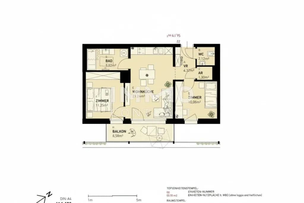 3-Zimmer-Wohnung kaufen in Wien – 56 m², € 353.500 – Bild 9 von 9