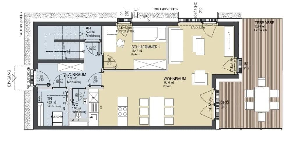 5-Zimmer-Haus kaufen in Tulln – 125,9 m², € 595.000 – Bild 21 von 23