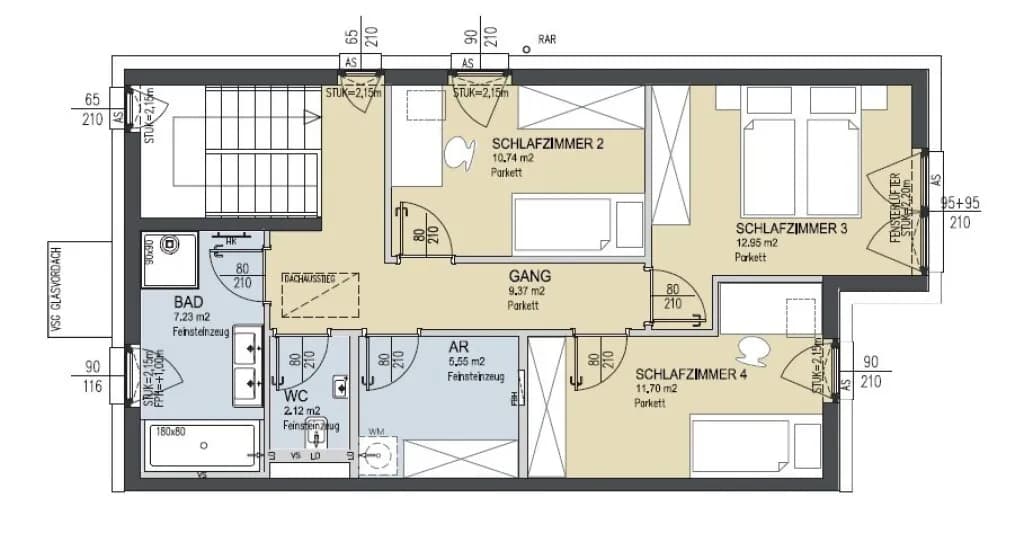 5-Zimmer-Haus kaufen in Tulln – 125,9 m², € 595.000 – Bild 22 von 23