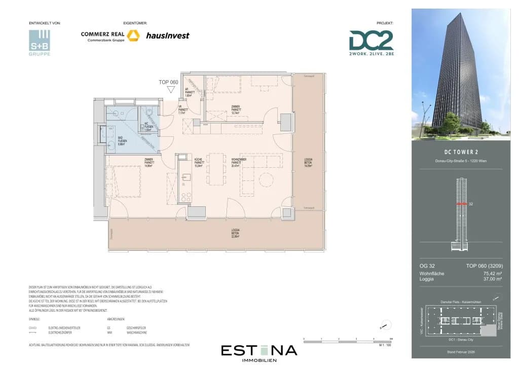 3-Zimmer-Wohnung mieten in Wien – 81,53 m², € 3.000 – Bild 18 von 19